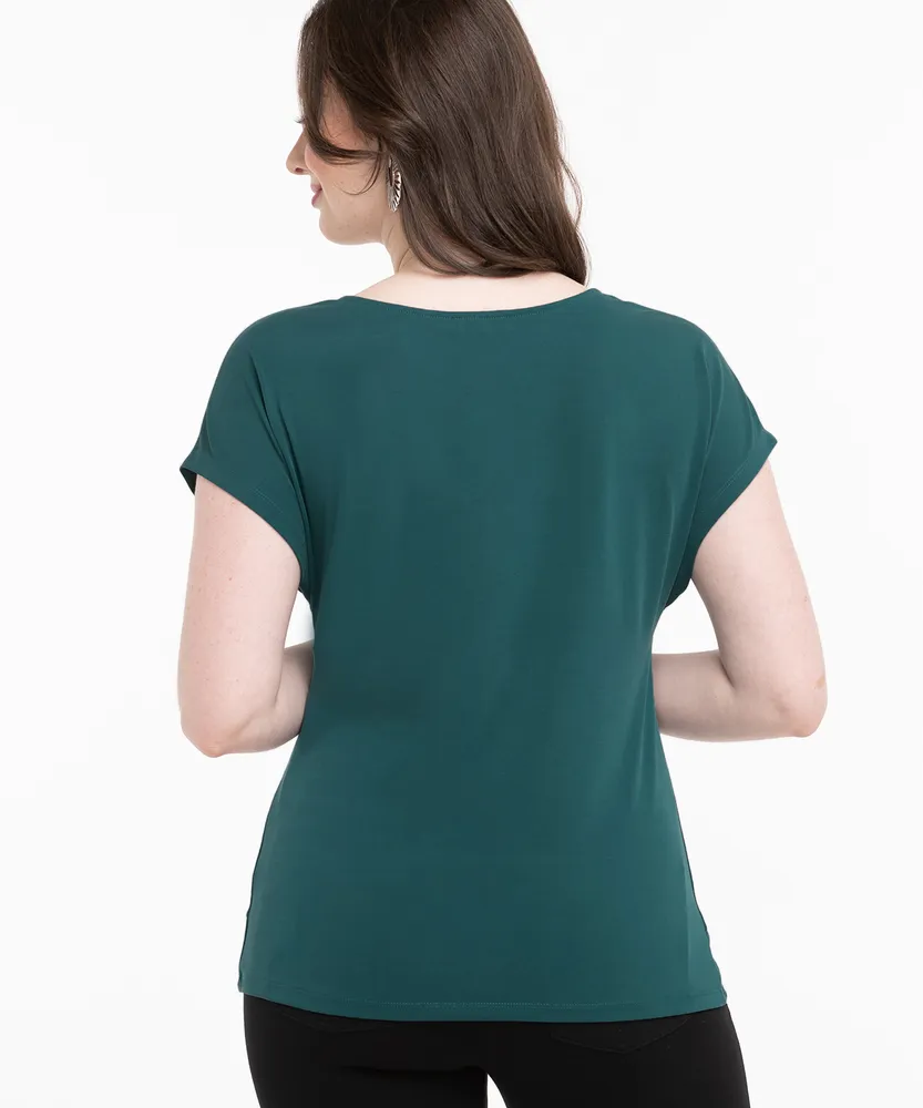 Eco-Friendly Twist Front Top