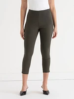 Audrey Skinny Crop Pant Microtwill