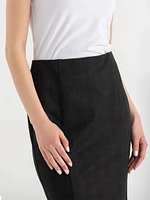 Knee Length Pencil Skirt Luxe Ponte