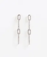 Silver Chain Link Earring