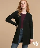 Pointelle Open Cardigan