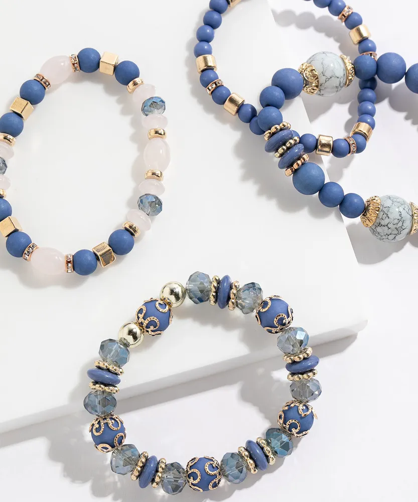 Beaded Bracelet 4-Pack