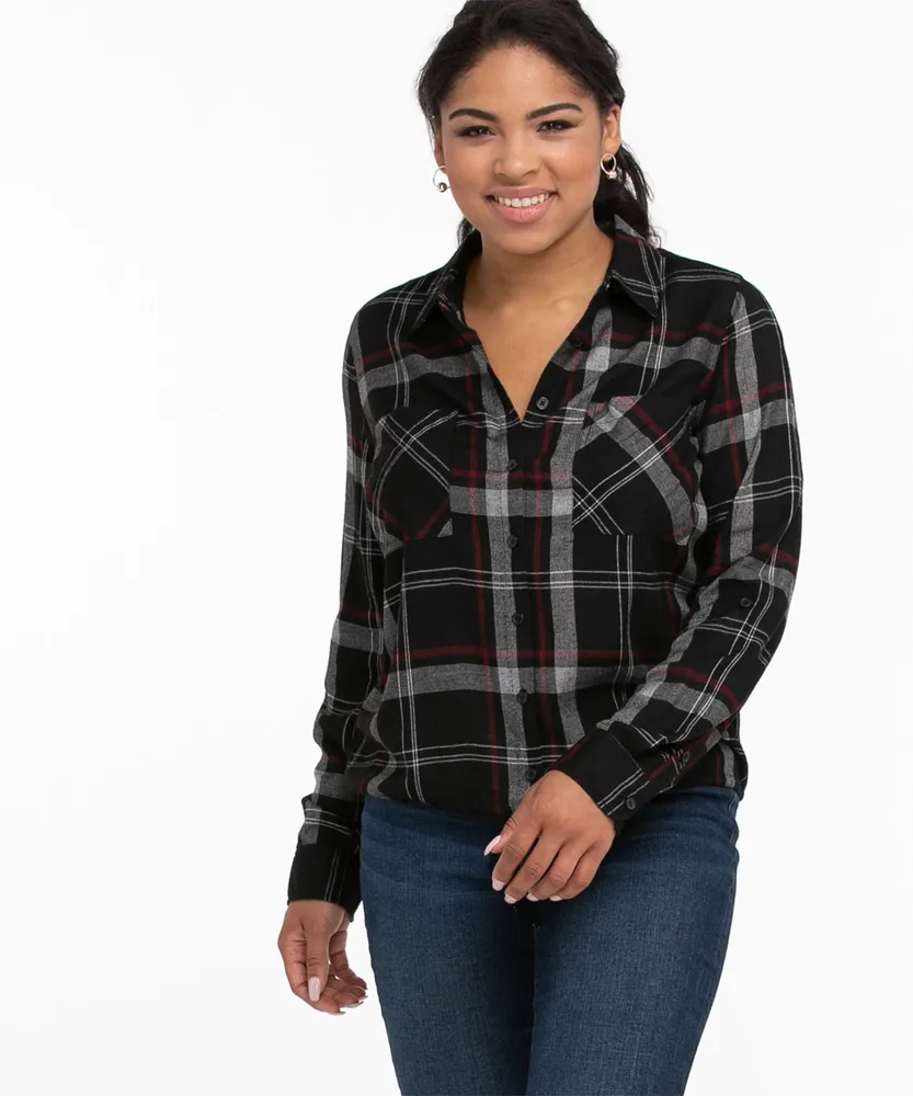 Plaid Collared Shirt