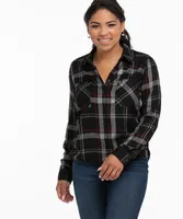 Plaid Collared Shirt