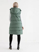 Mid Length Puffer Vest