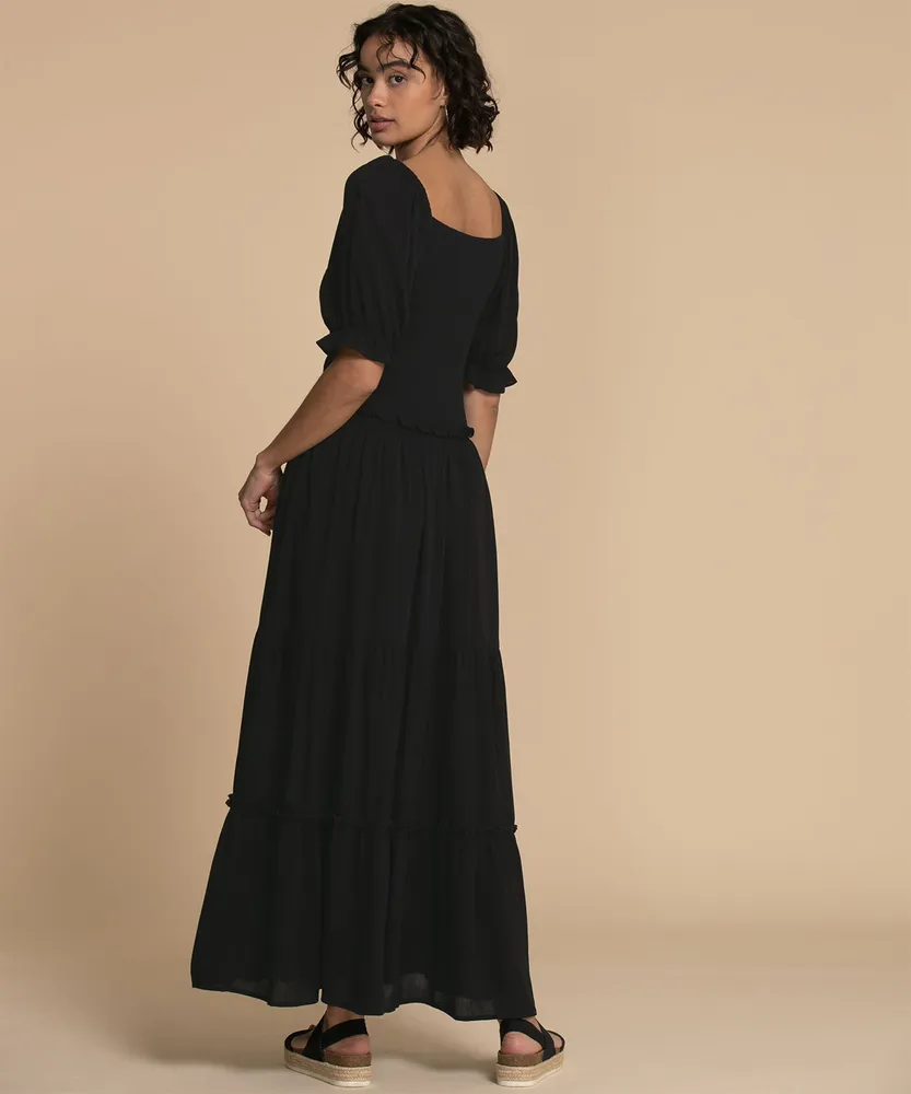 Tiered Maxi Skirt