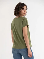 Relaxed V-Neck Tee