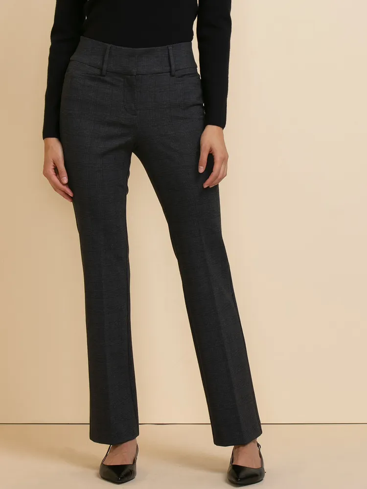 RICKI'S Bradley Bootcut Pant Patterned Luxe Ponte