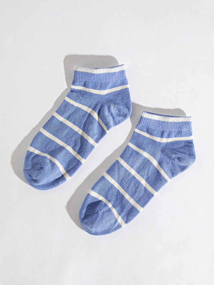 Thin Stripe Ankle Socks