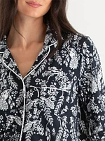 Long Sleeve Button-Down Sleep Set