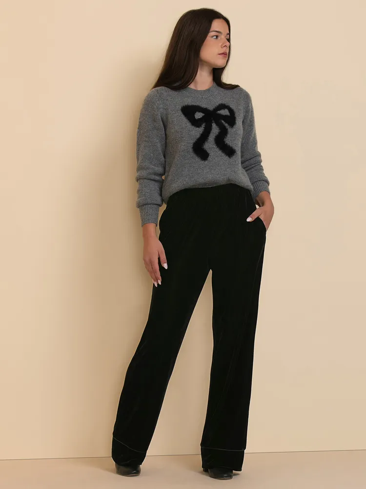 RICKI'S Black Velvet Pant