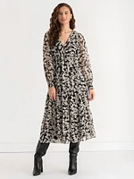 Long Sleeve Maxi Boho Dress