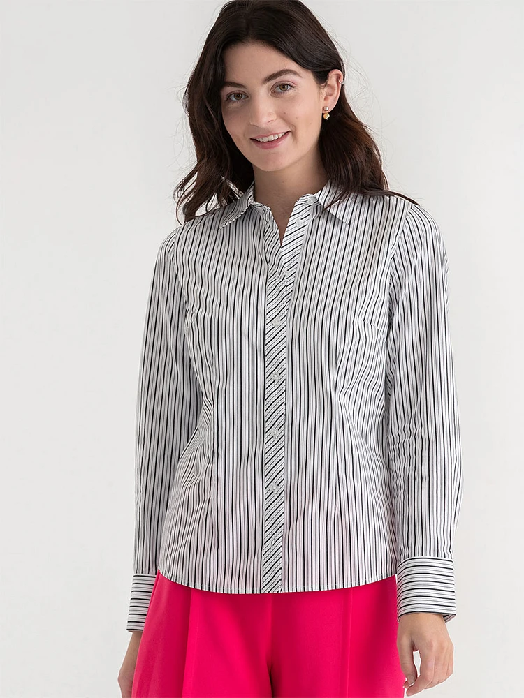 New Talia Fitted Collared Shirt