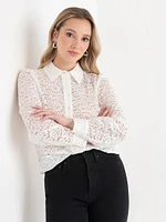 Lace Collared Blouse