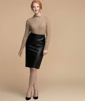 Femme By Design Ribbed Mock Neck Sweater