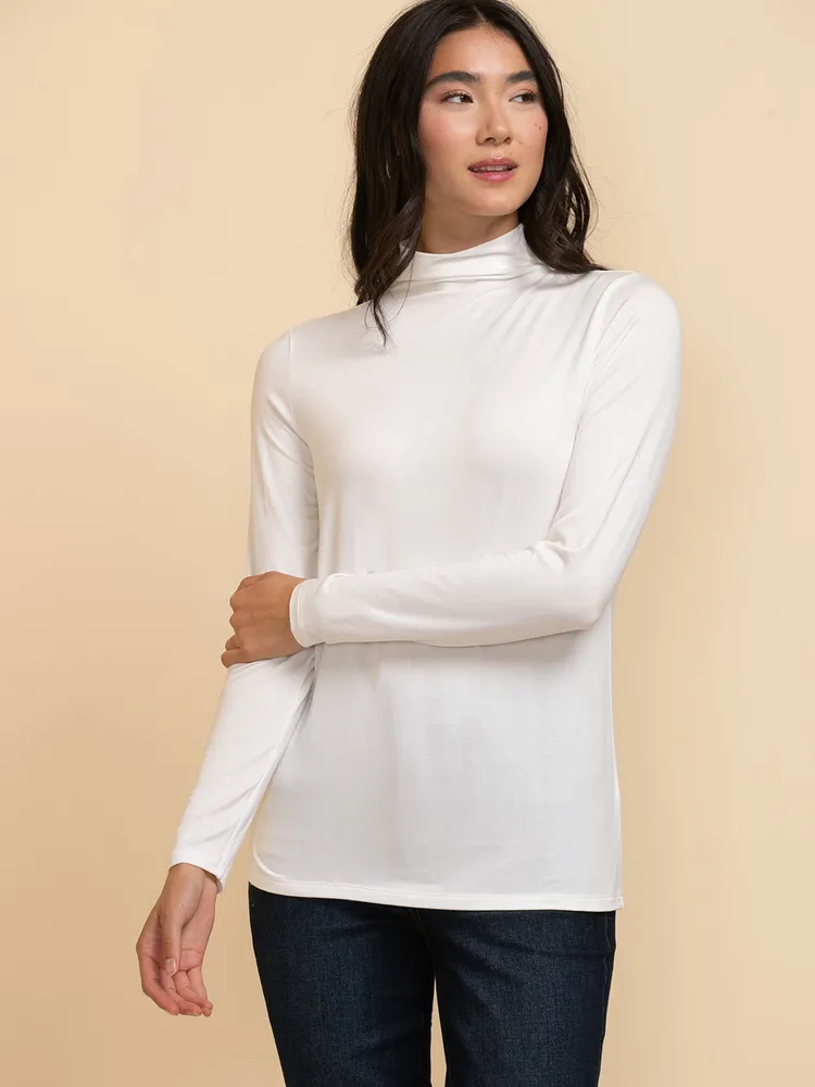Modal Long Sleeve Turtle Neck