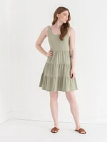 Sleeveless Tiered Dress