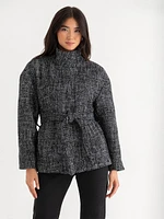 Brynn Wrap Wool Coat