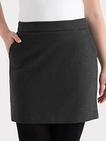 Luxe Ponte Mini Skirt