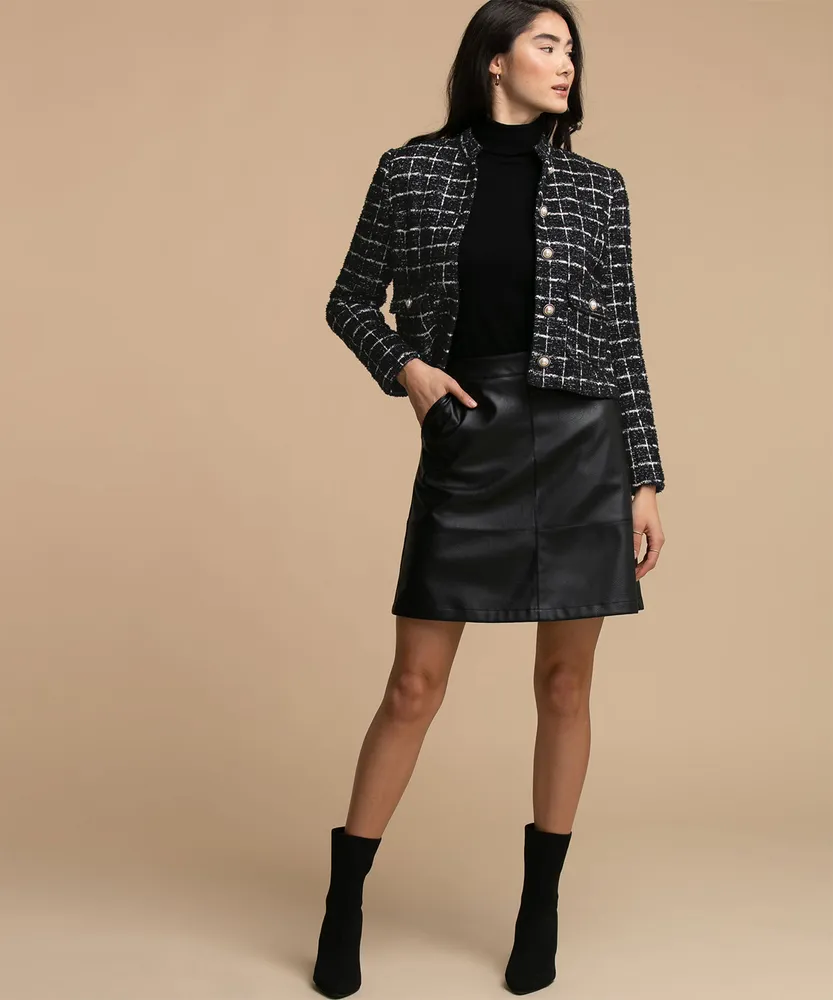 Autres Filles Cropped Boucle Blazer