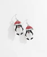 Festive Penguin Earring