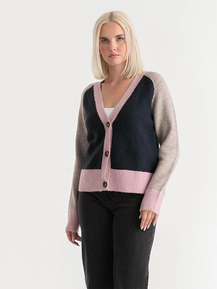 Long Sleeve Button Front Cardigan