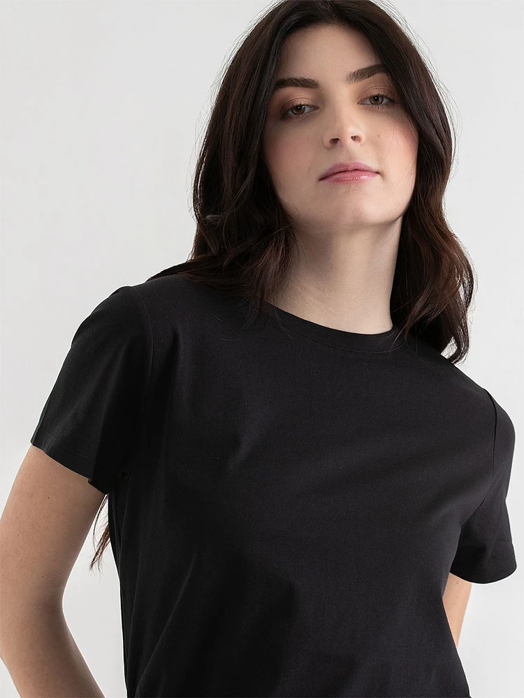 Short Sleeved Relaxed Crewneck T-Shirt