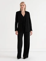 Long Line Vest Iconic Crepe