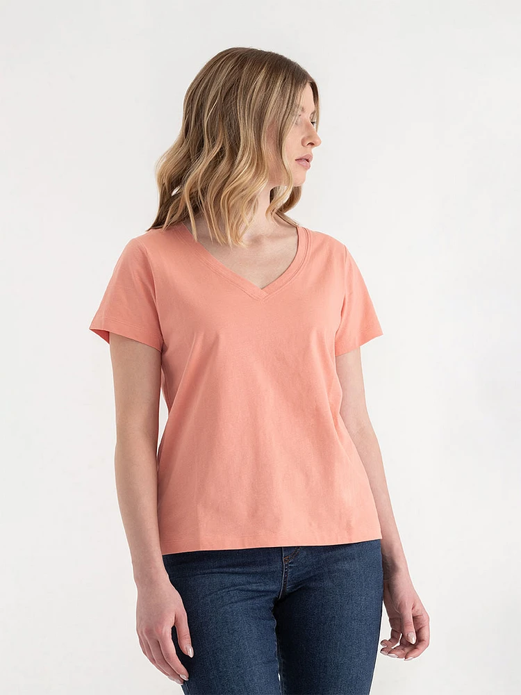 Relaxed V-Neck Tee