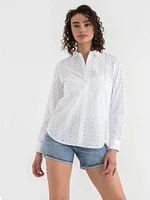 Classic Shirt with Eyelets