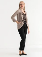 Terry Shawl Collar Cardigan