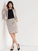 Double Button Cropped Blazer