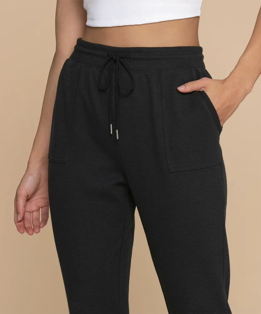 Waffle-Knit Jogger Pant