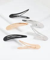 Metallic Hair Clip 6-Pack