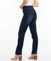 Pull-On Straight Leg Jean