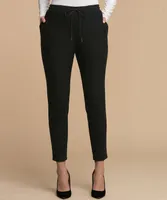 Luxe Ponte Tapered Drawstring Pant