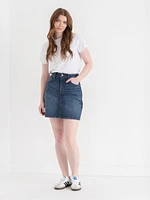 Denim Mini Skirt