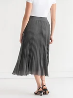 Release Pleat Midi Skirt