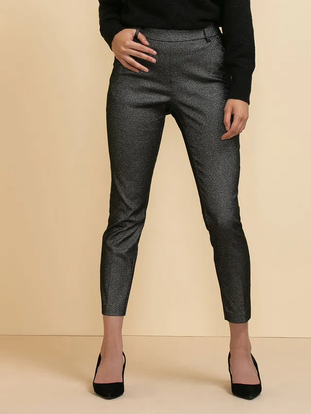 Alfie Pull-On Slim Pant in Microtwill