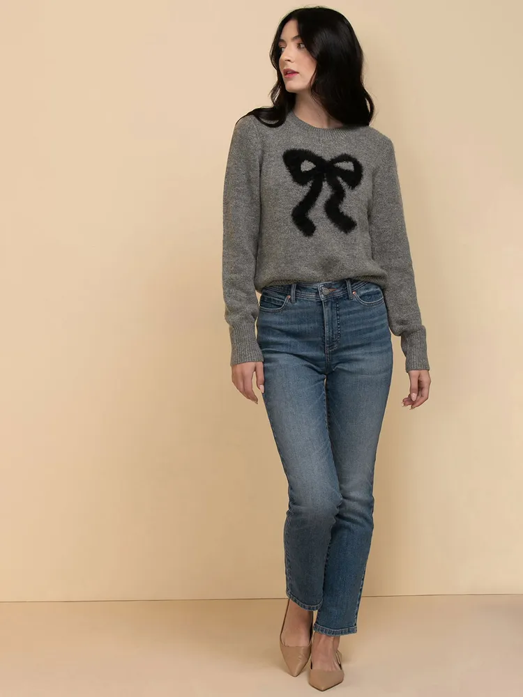 Crew Neck Mossy Pullover Sweater