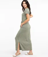 Drawstring Maxi Dress