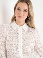 Lace Collared Blouse