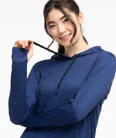 Space Dye Active Tunic Hoodie