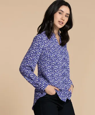 Patterned Collared Shirt