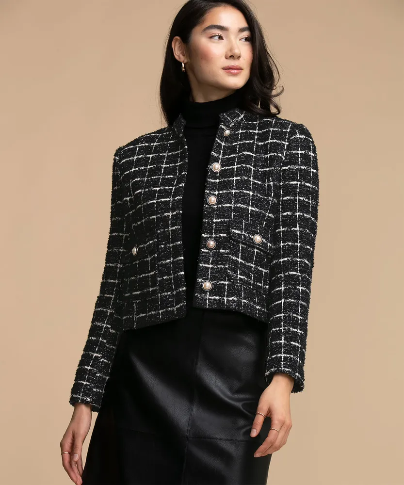 Autres Filles Cropped Boucle Blazer