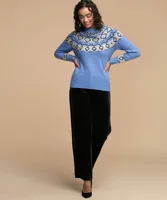 Fair Isle Pullover Sweater