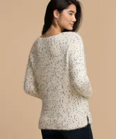 Scoop Neck Confetti Sweater