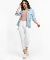 Button Front Military Jacket