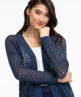 Open Stitch Cocoon Cardigan