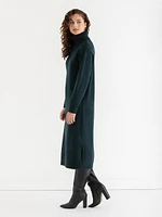 Turtleneck Maxi Sweater Dress